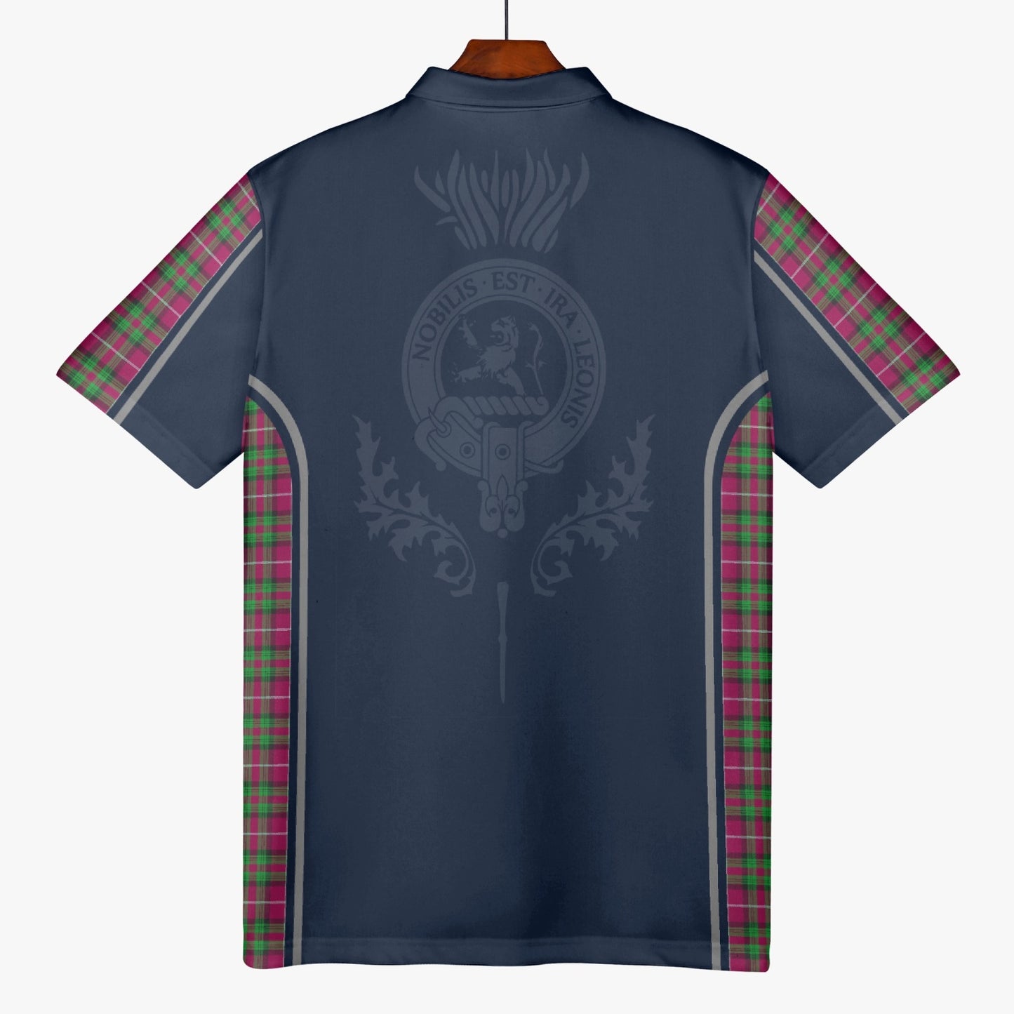 Clan Stewart of Bute Crest & Tartan Polo Shirt