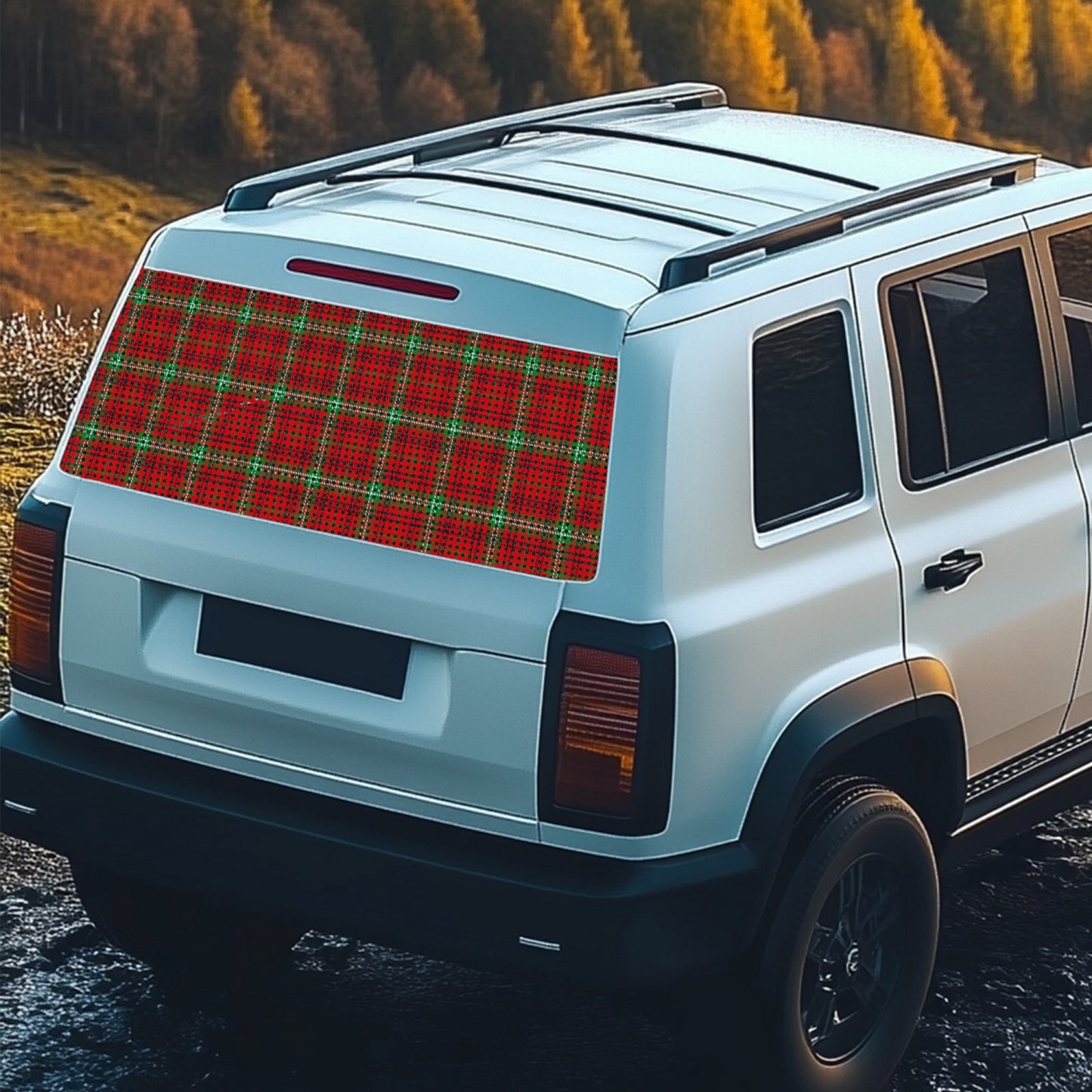 Clan Morrison Tartan Rear Window Decal