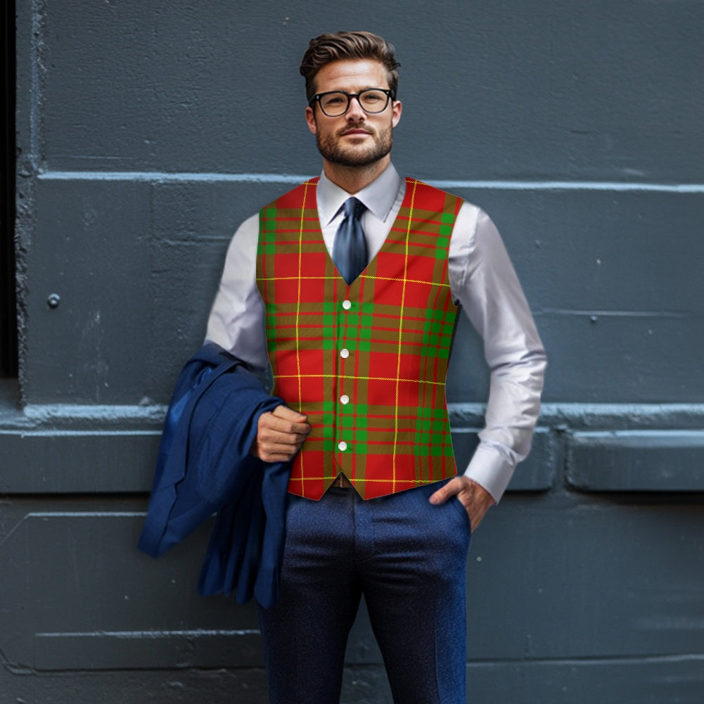 Clan Cameron Tartan Suit vest jacket