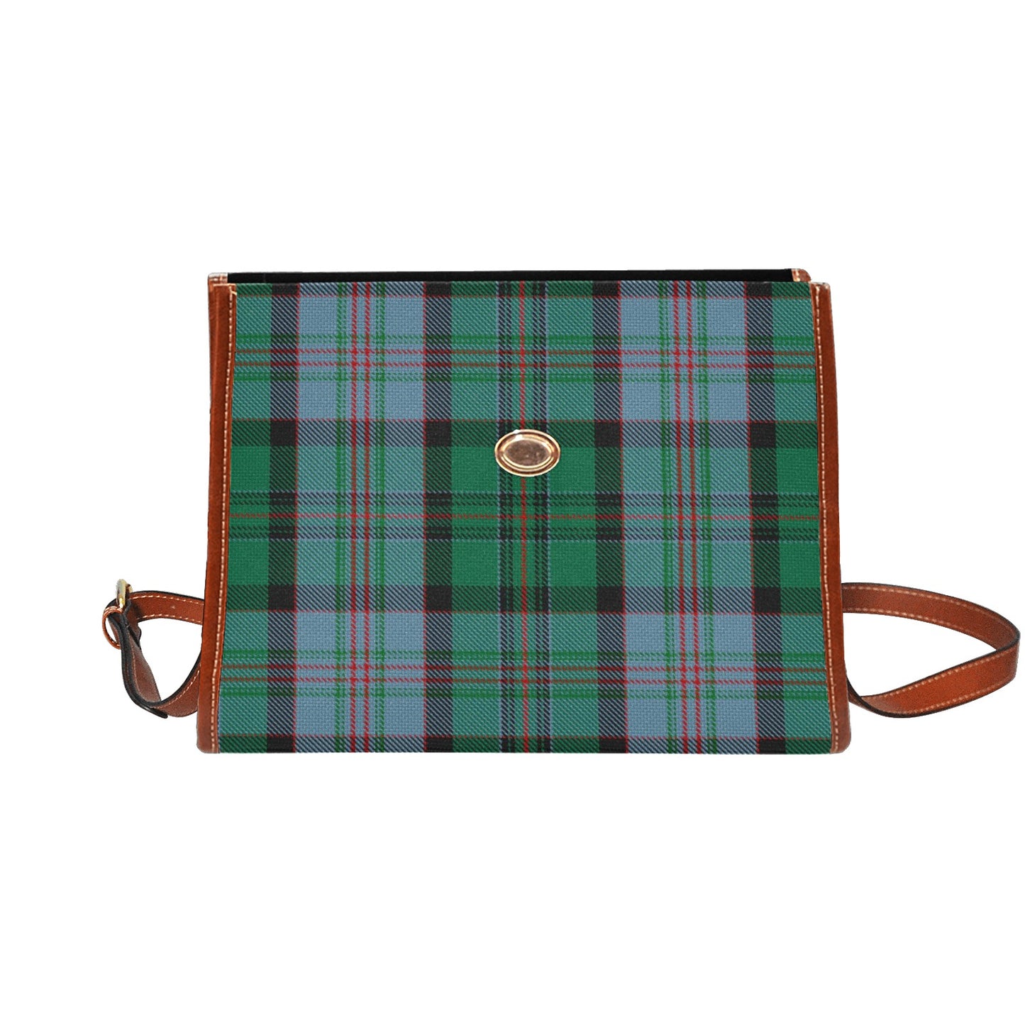 Irish County Munster Tartan Canvas Handbag