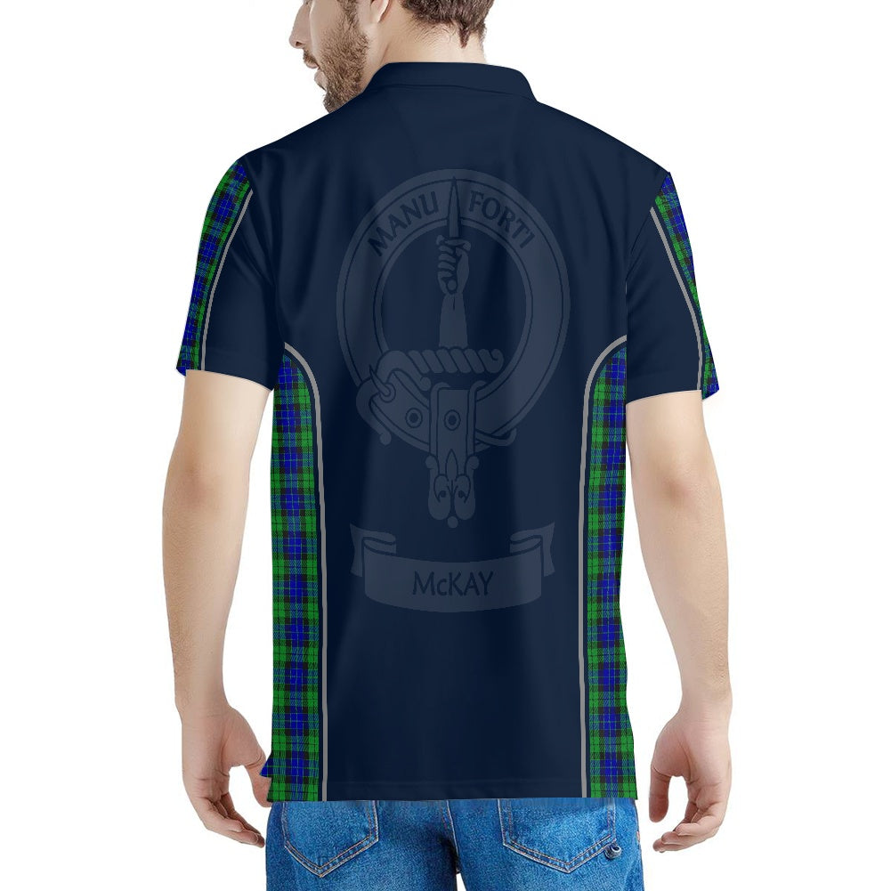 Clan McKay Crest & Tartan Polo
