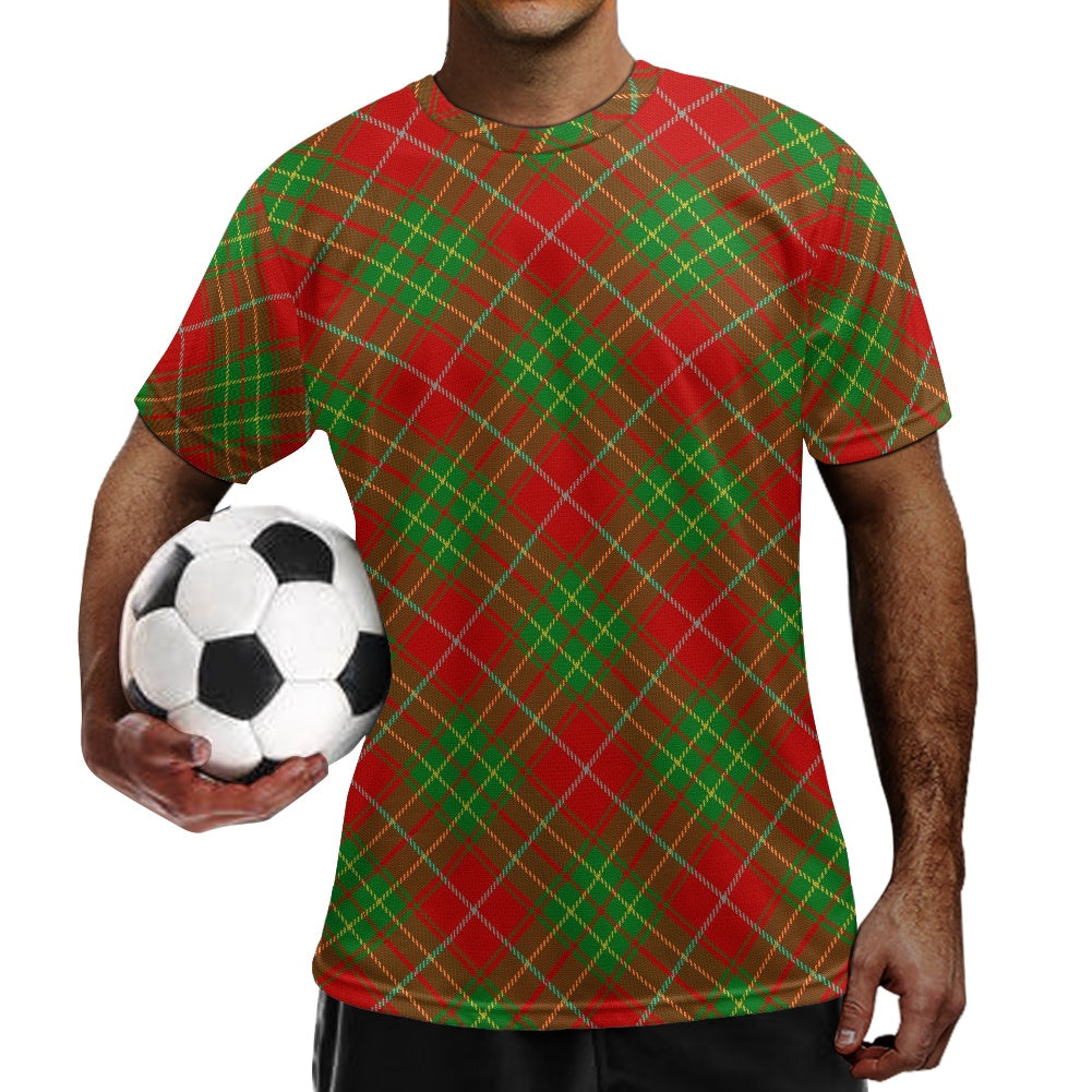 Clan Burnett Tartan Football Shirt white