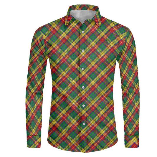 Clan Buchanan Tartan Men's long-sleeved shirt