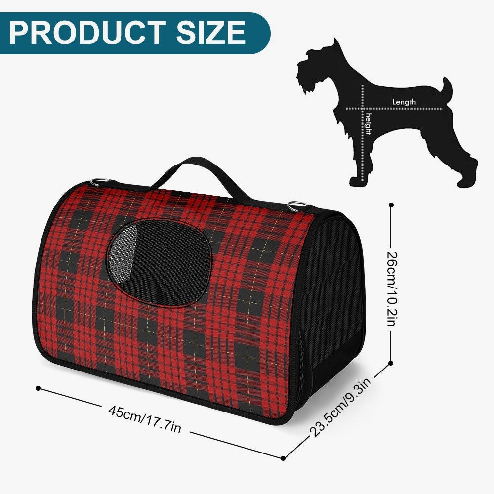 Clan MacQueen Tartan Pet Carrier Bag