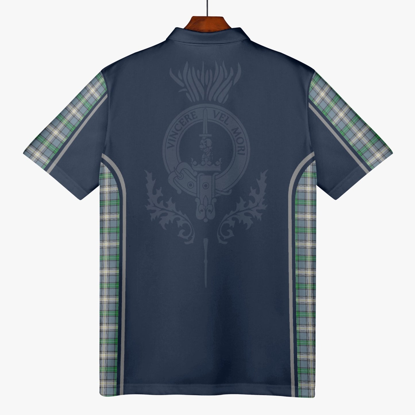 Clan MacDowall Crest & Tartan Polo Shirt