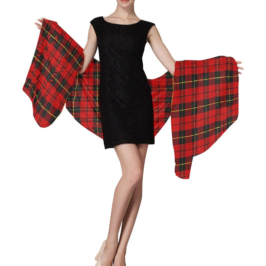 Clan Wallace Tartan Chiffon Scarf