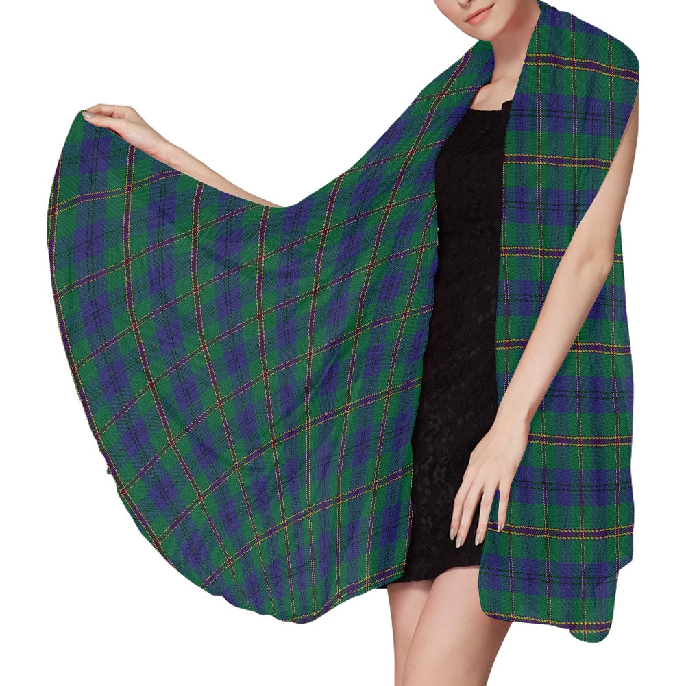 Clan Lowry Tartan Chiffon Scarf