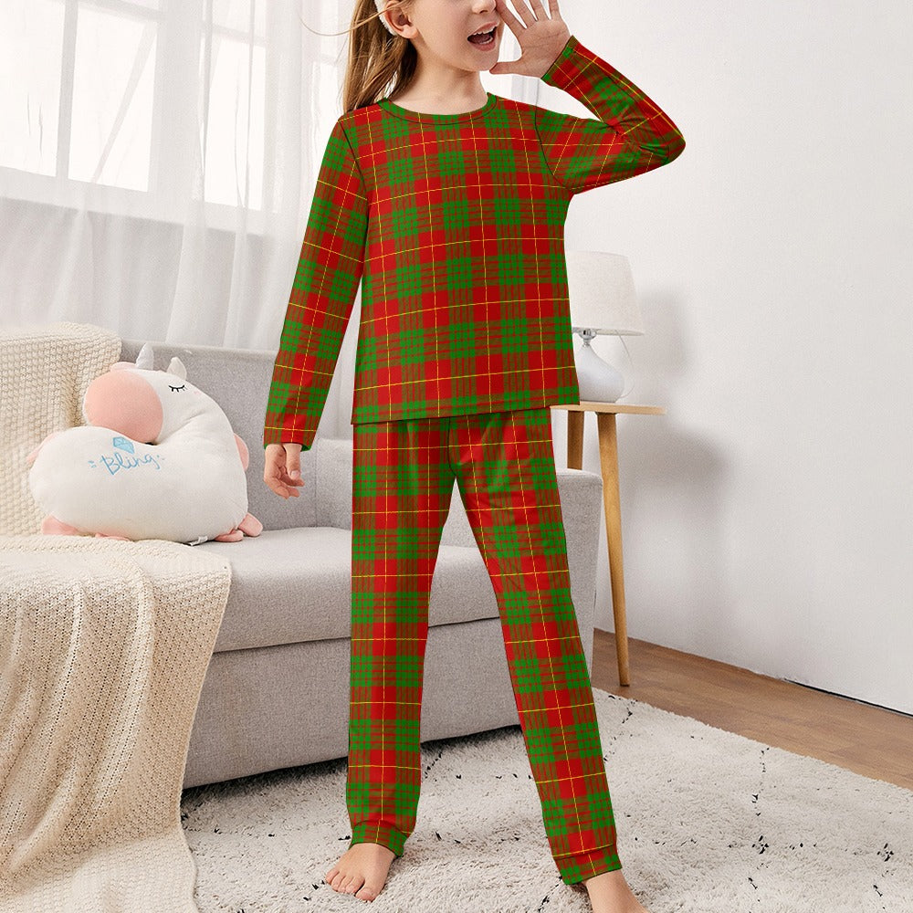 Clan Cameron Tartan Girl's Pajama suit