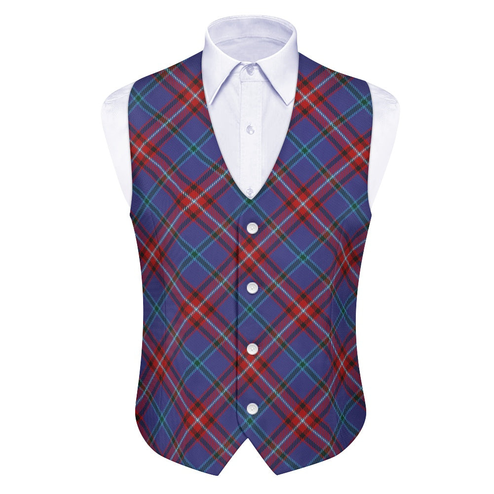 Clan Glenn Tartan Bias Suit vest jacket