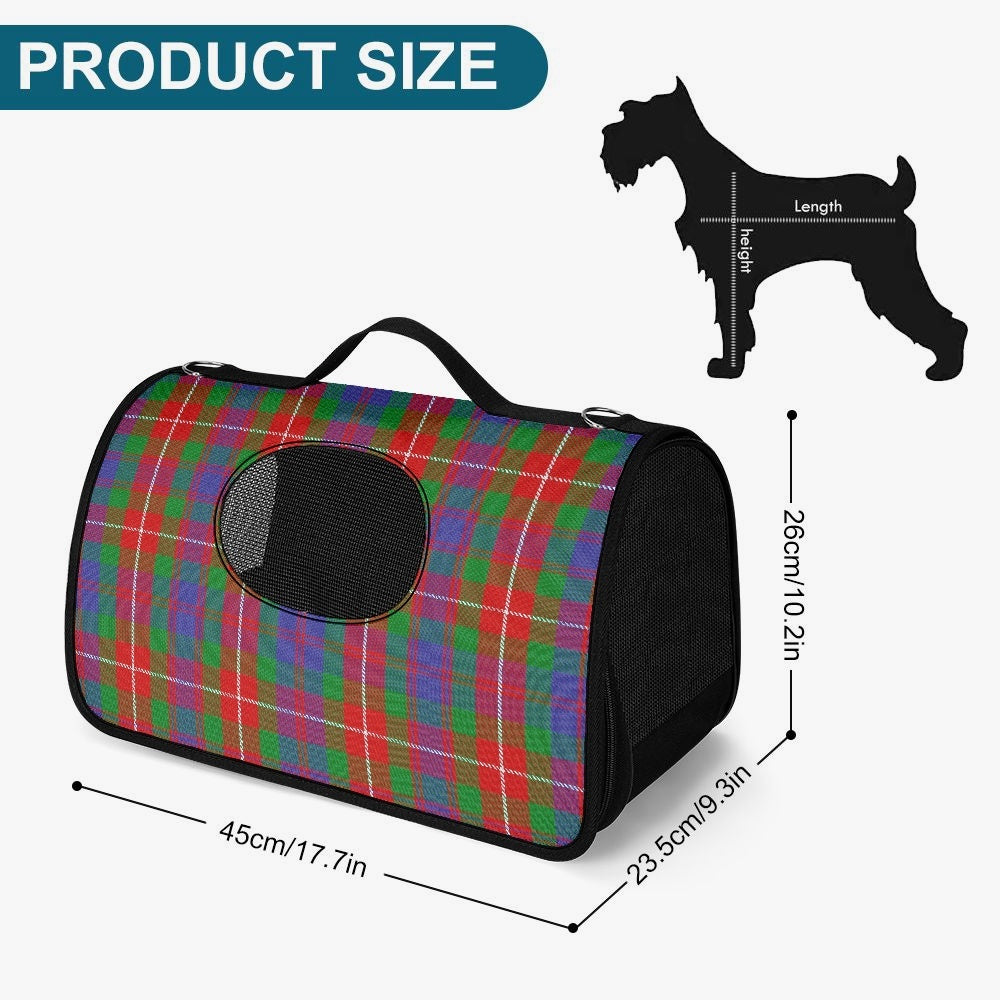 Clan Fraser Tartan Pet Carrier Bag