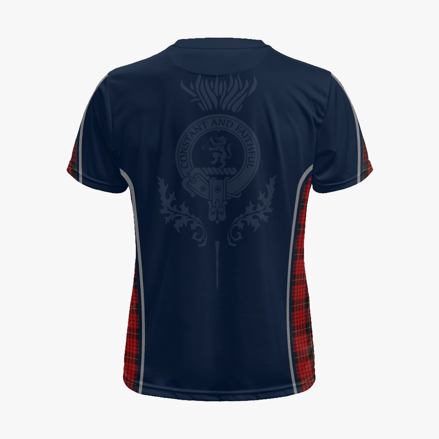 Clan MacQueen Crest & Tartan Soccer Jersey (AOP)