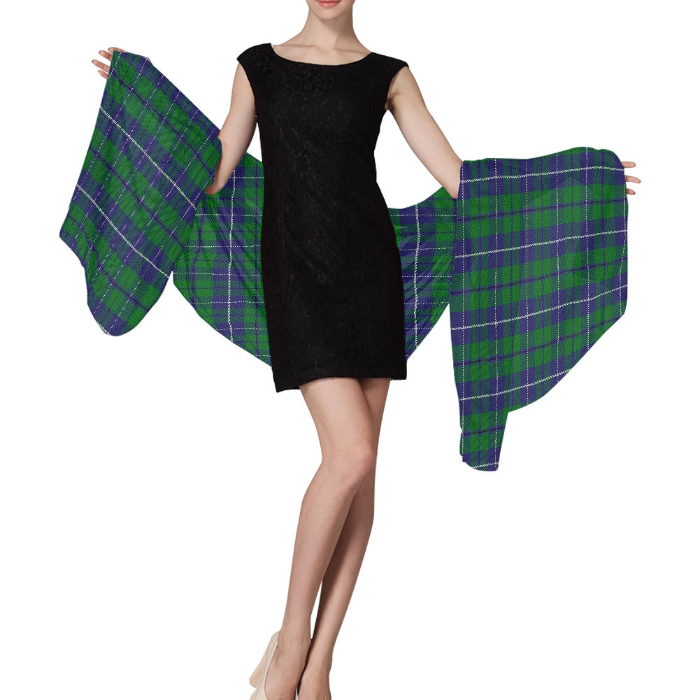 Clan Douglas Tartan Chiffon Scarf