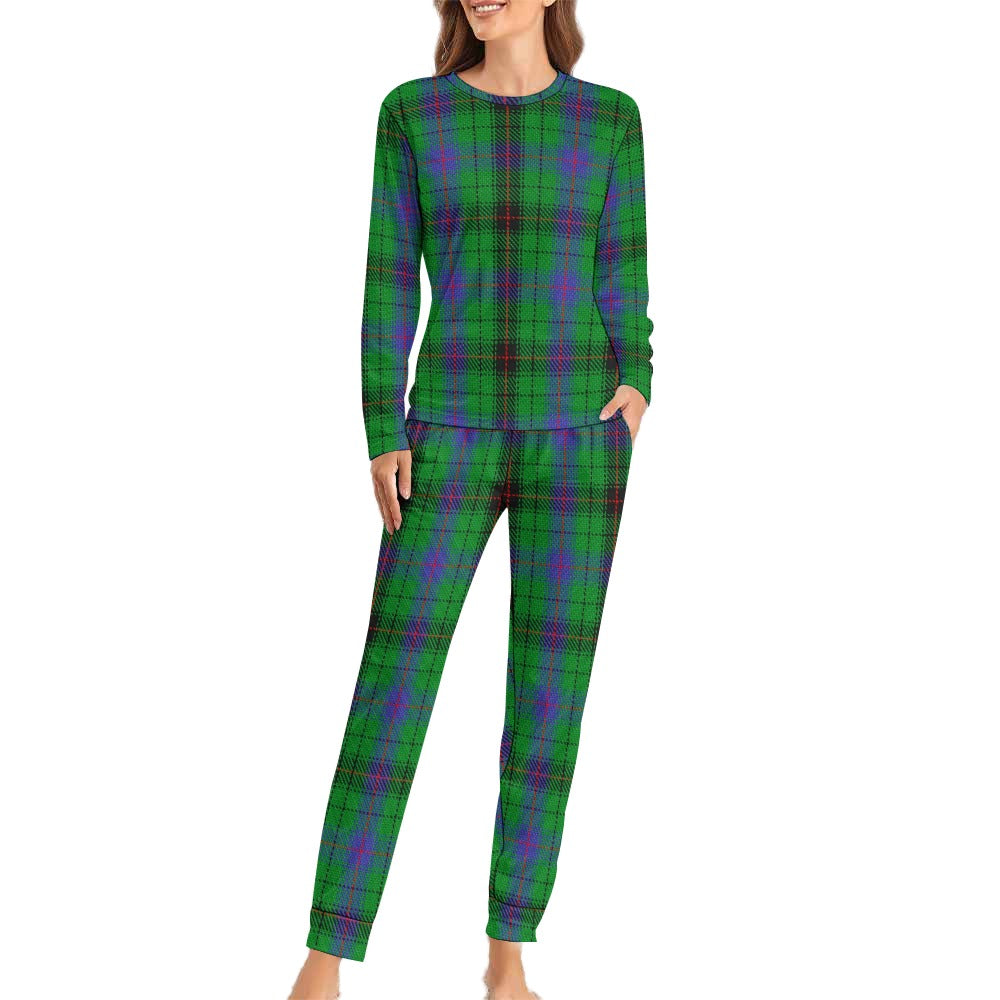 Clan Davidson Tartan Women's Pajama Set