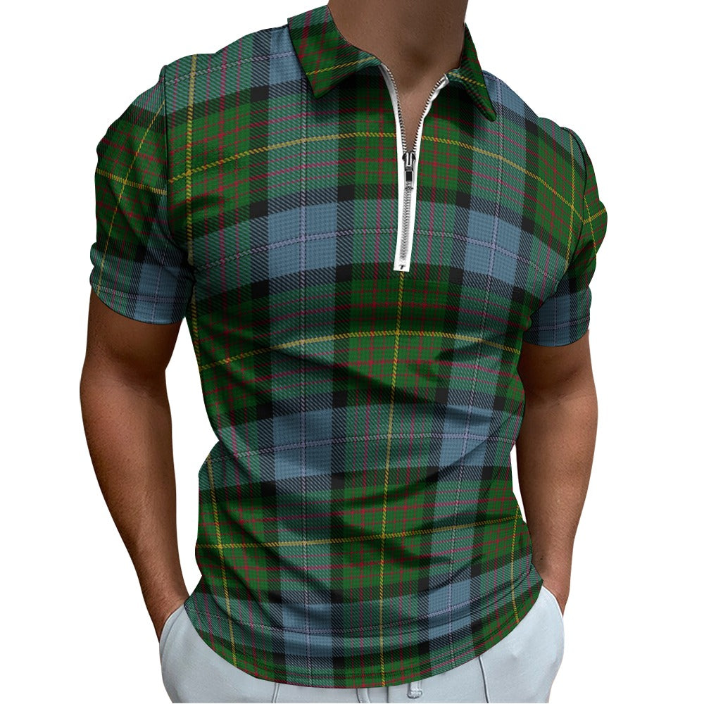 US State - California Tartan Short sleeve polo shirt