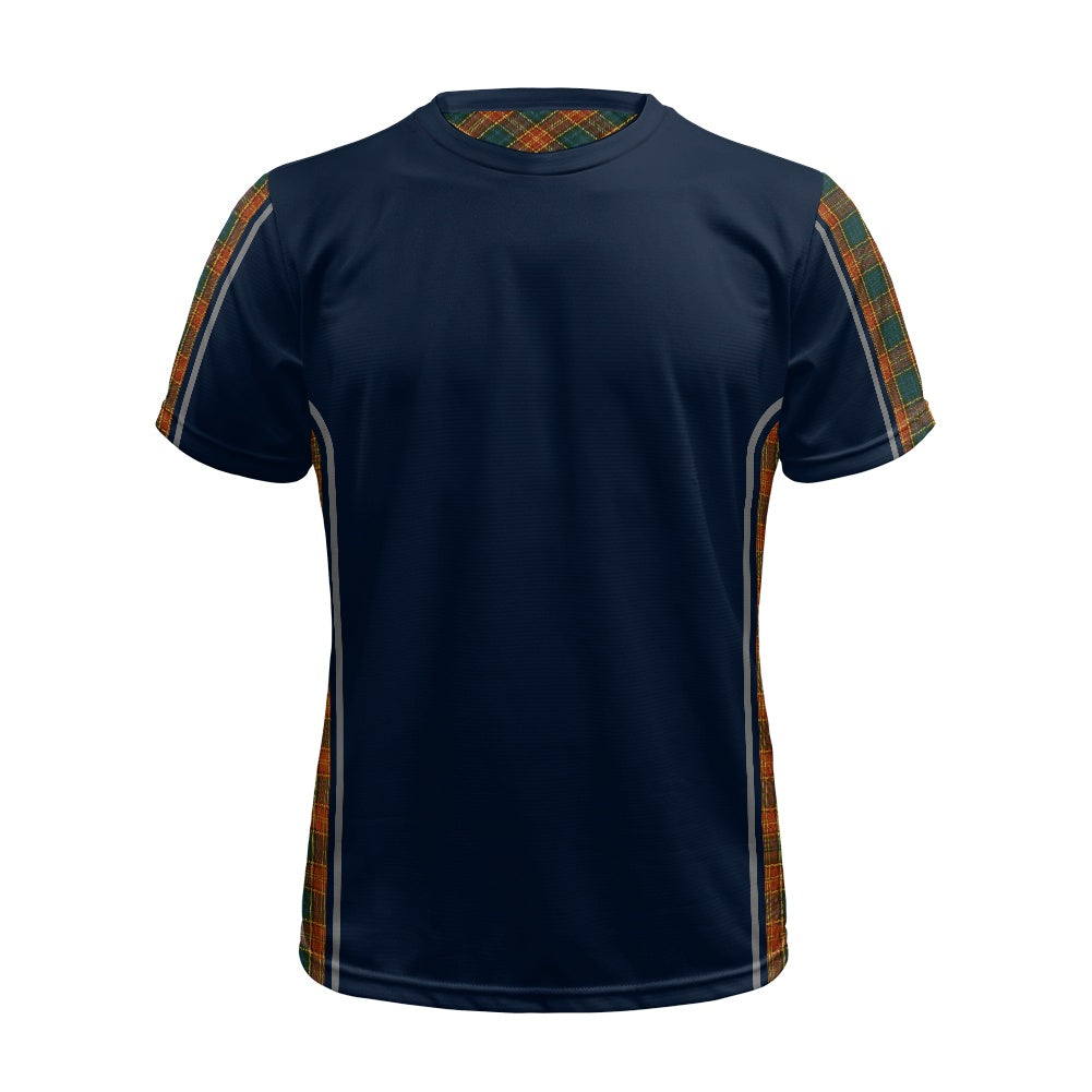 Irish County Roscommon Tartan Strip Football Shirt