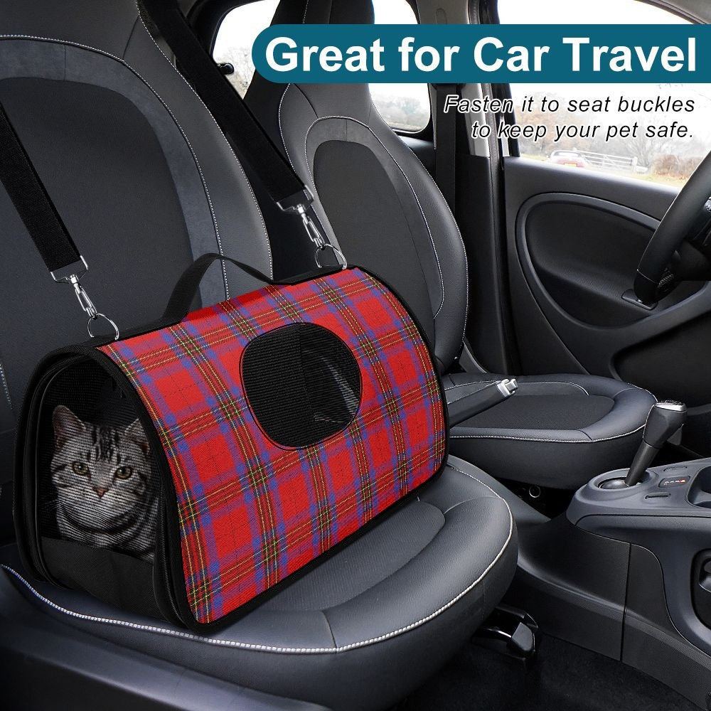 Clan Leslie Tartan Pet Carrier Bag