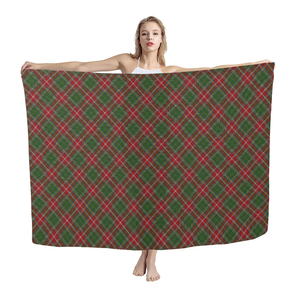 Clan MacWhirter Tartan Bias Chiffon Scarf