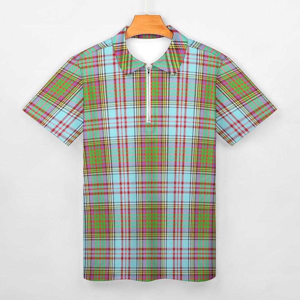 Clan Anderson Tartan Short sleeve polo shirt