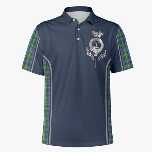 Clan Gordon Crest & Tartan Polo Shirt
