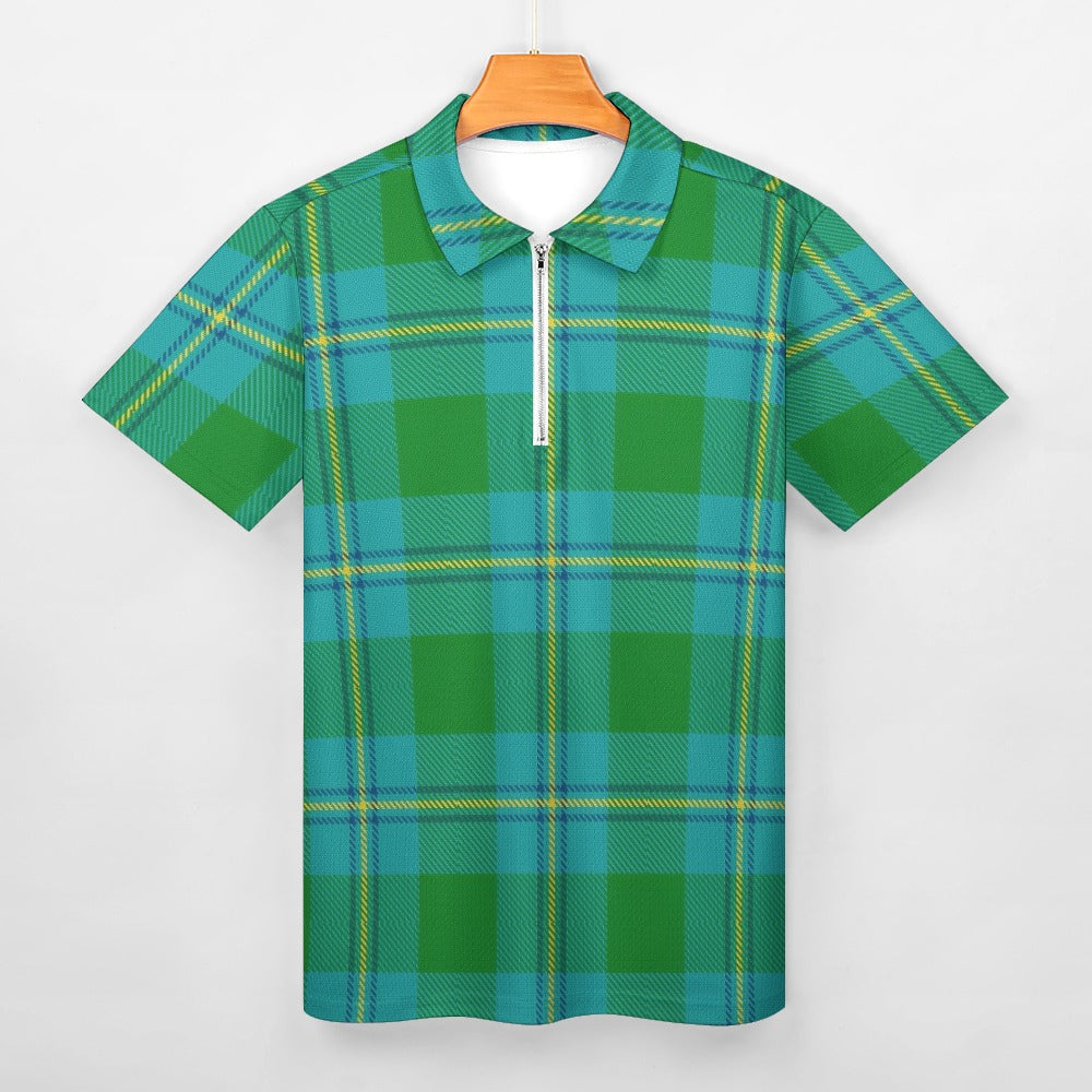 Clan Irving Tartan Short sleeve polo shirt