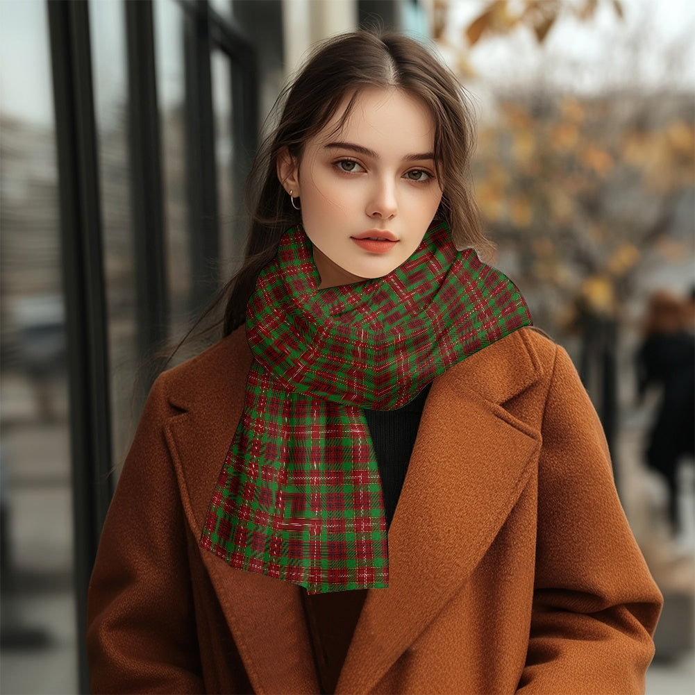 Clan Ainslie Tartan Fluffy scarf