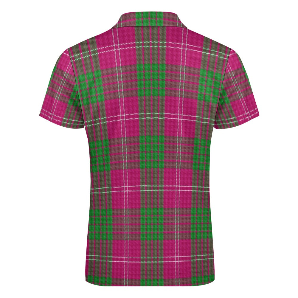 Clan Crawford Tartan Short sleeve polo shirt