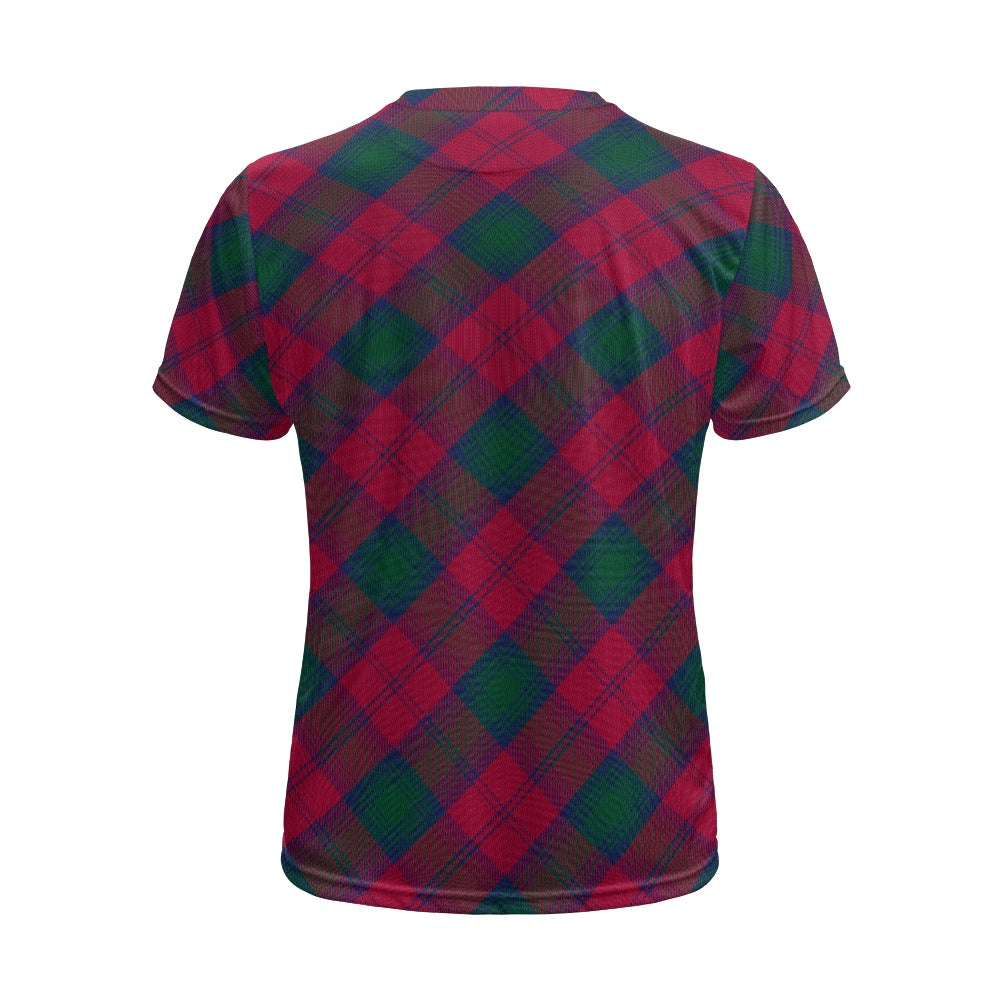 Clan Lindsay Tartan Football Shirt