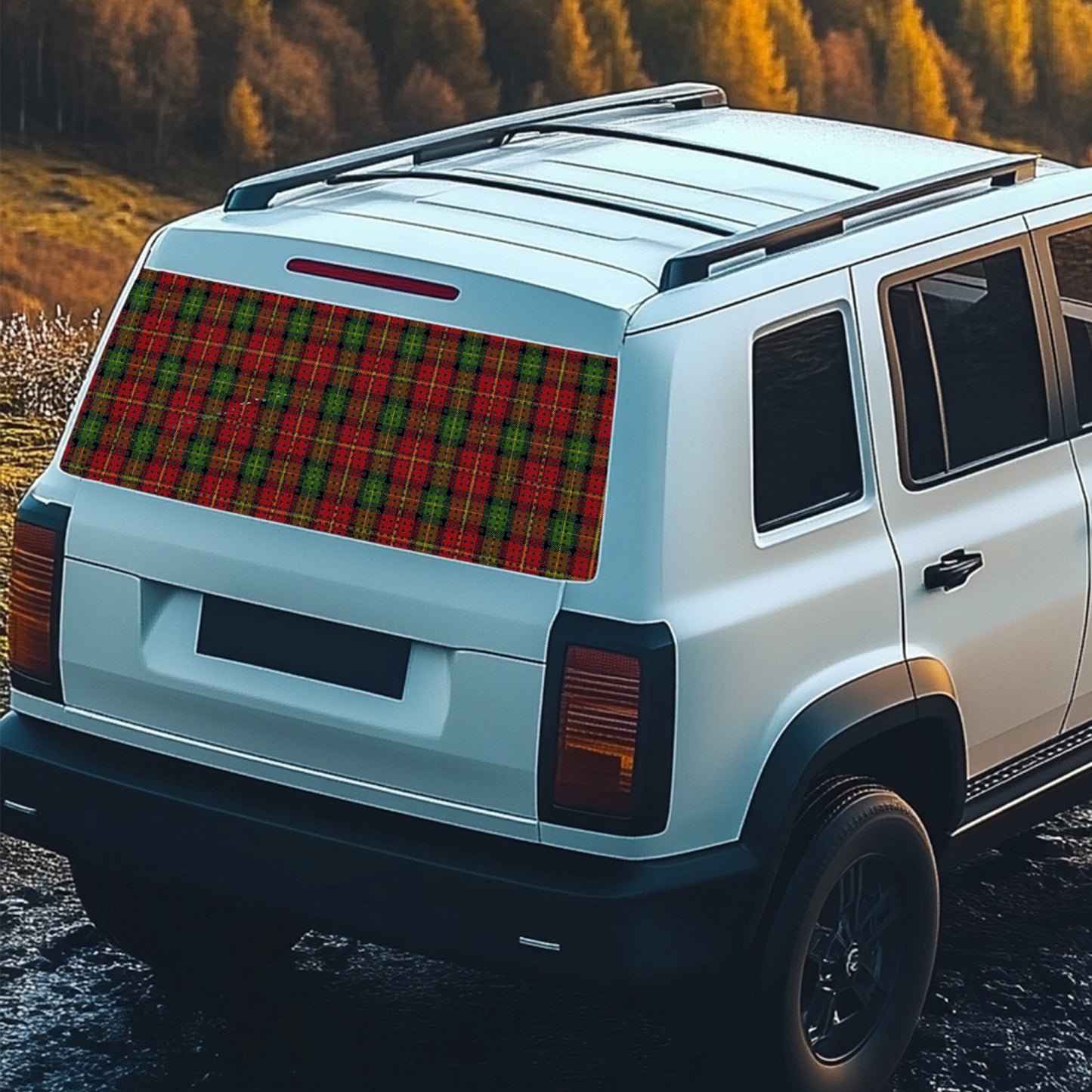 Clan Blackstock Tartan Rear Window Decal