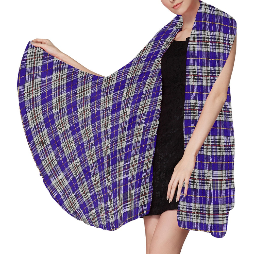 Clan Hannah Tartan Chiffon Scarf