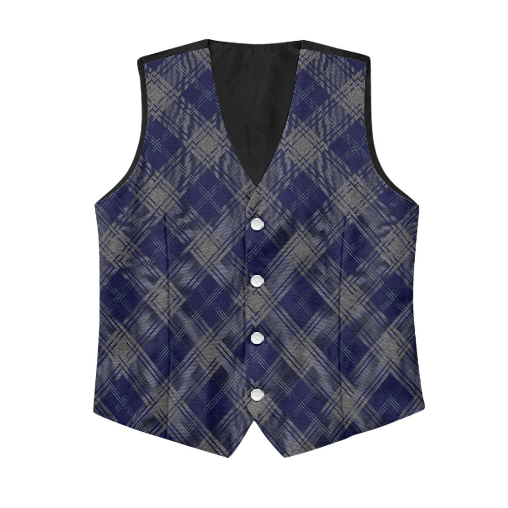 Welsh - Edwards Tartan Bias Suit vest jacket