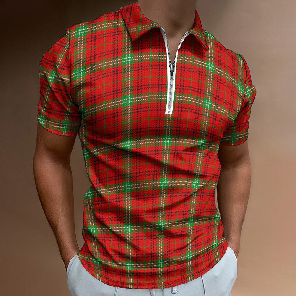 Clan Morrison Tartan Short sleeve polo shirt