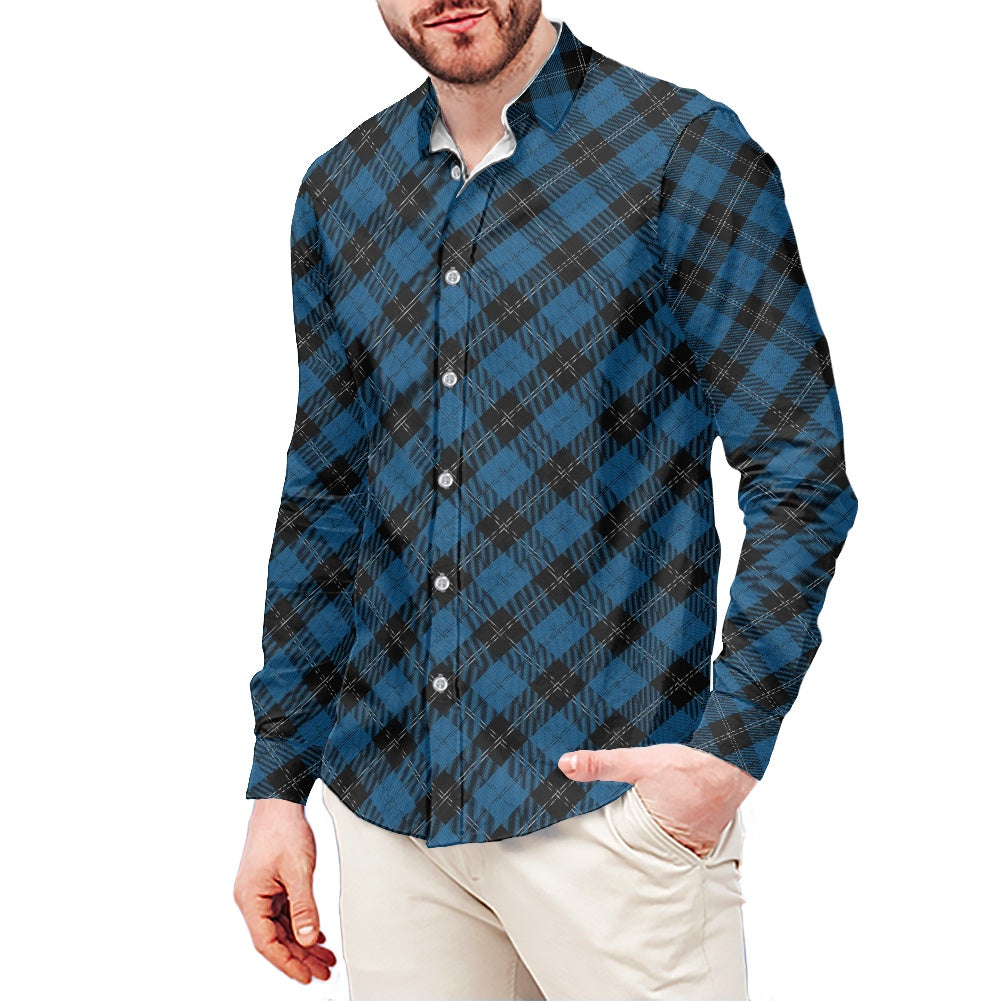 Clan Ramsay Hunting Tartan long-sleeved shirt
