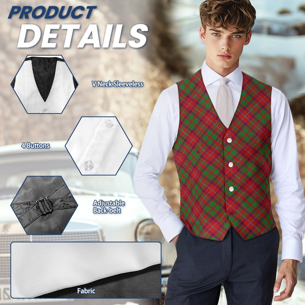 Clan Shaw Tartan Suit vest jacket