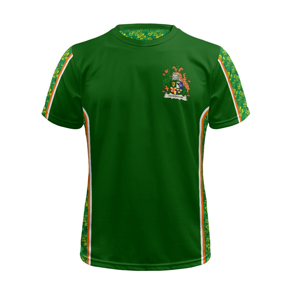 Irish National Arms + McMorrow Shamrock - Football Shirt
