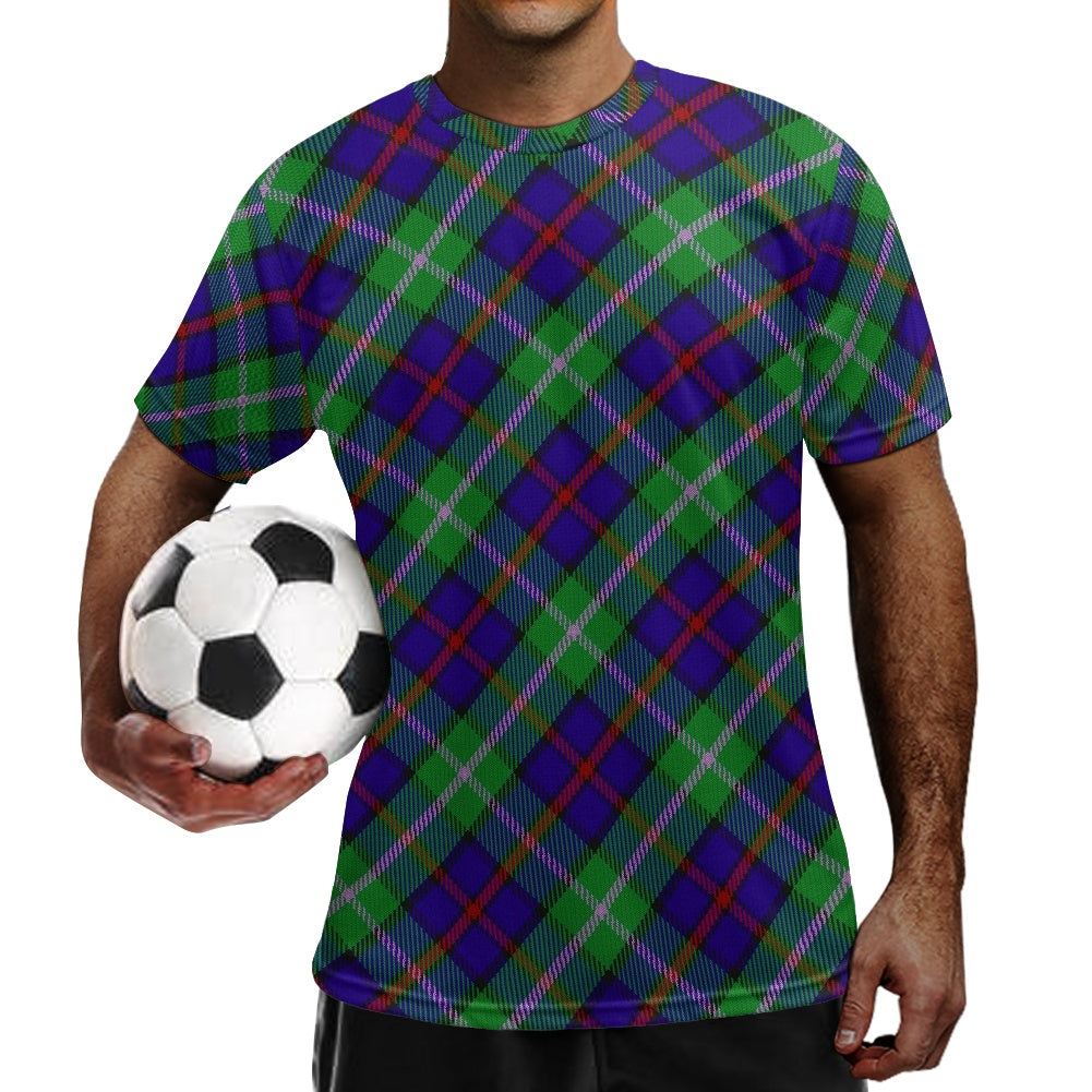 Clan MacEachain Tartan Football Shirt white