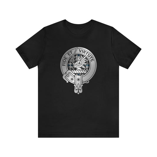 Clan Gladstone Crest & Tartan | Unisex T-Shirt