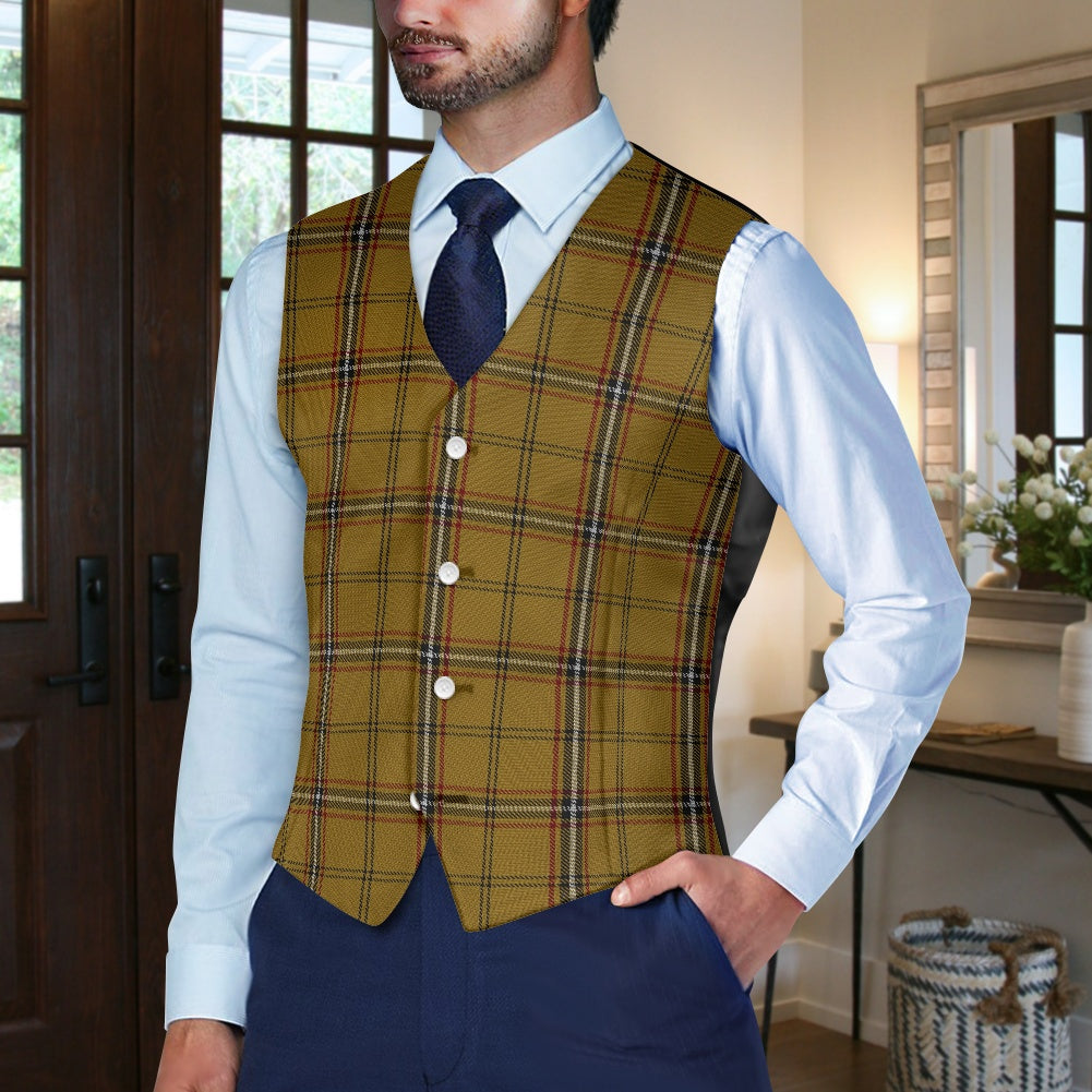 Breizh | Breton | Bretagne Dreger Tartan Suit vest jacket