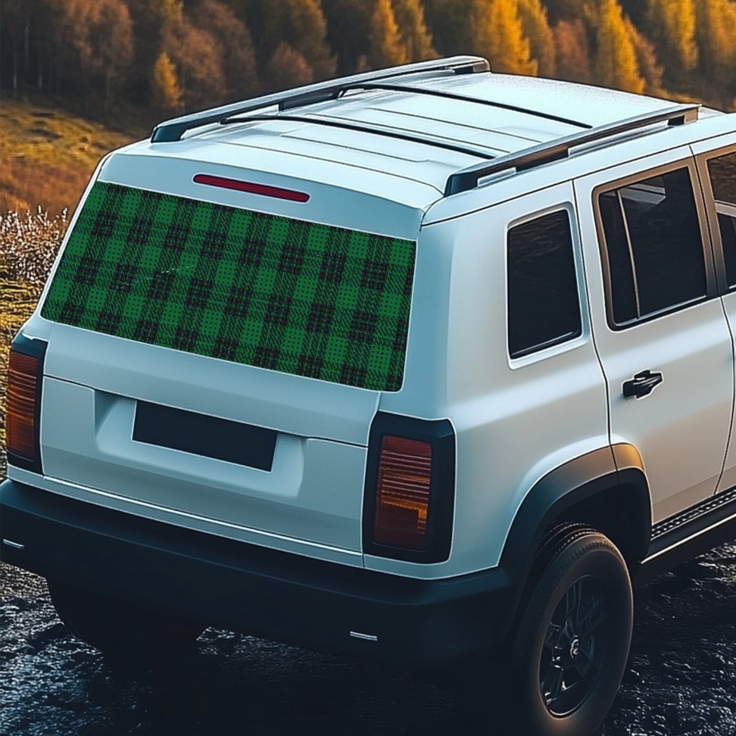 Clan Graham Tartan Rear Window Decal