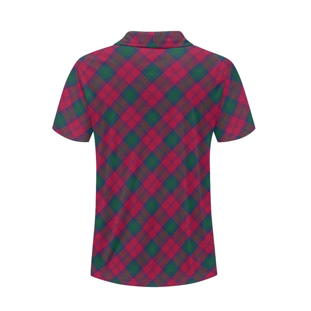 Clan Lindsay Tartan Polo Shirt