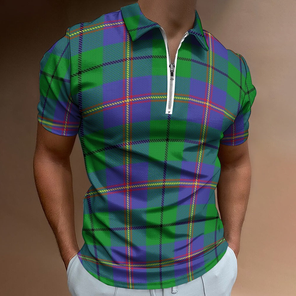 Clan Carmichael Tartan Short sleeve polo shirt