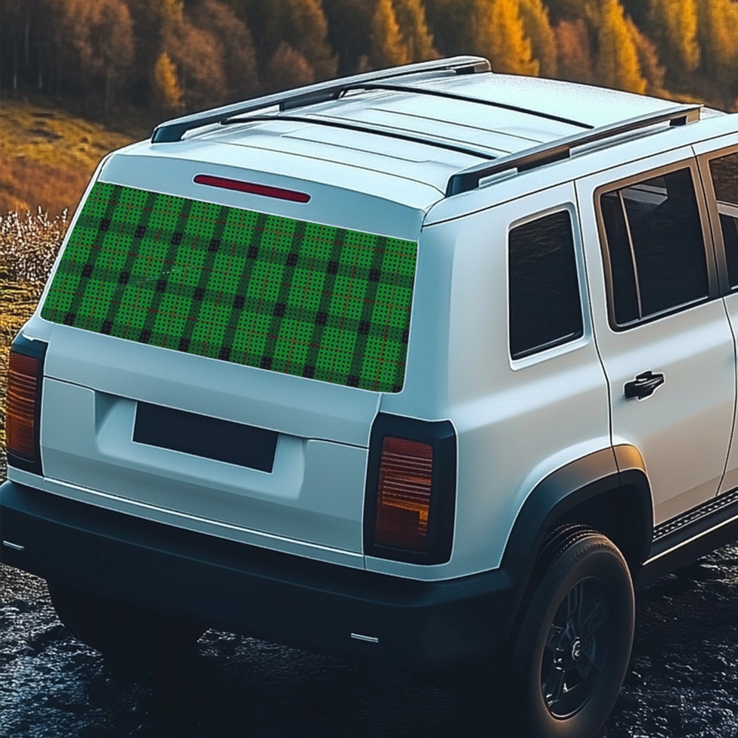 Clan Kincaid Tartan Rear Window Decal