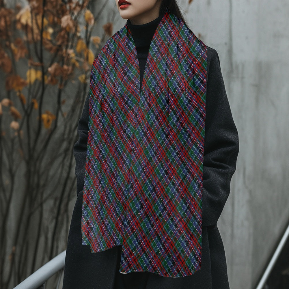 Clan Gordon Red Tartan Fluffy scarf