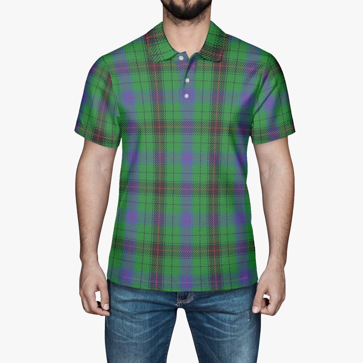 Clan Davidson Tartan Polo Shirt