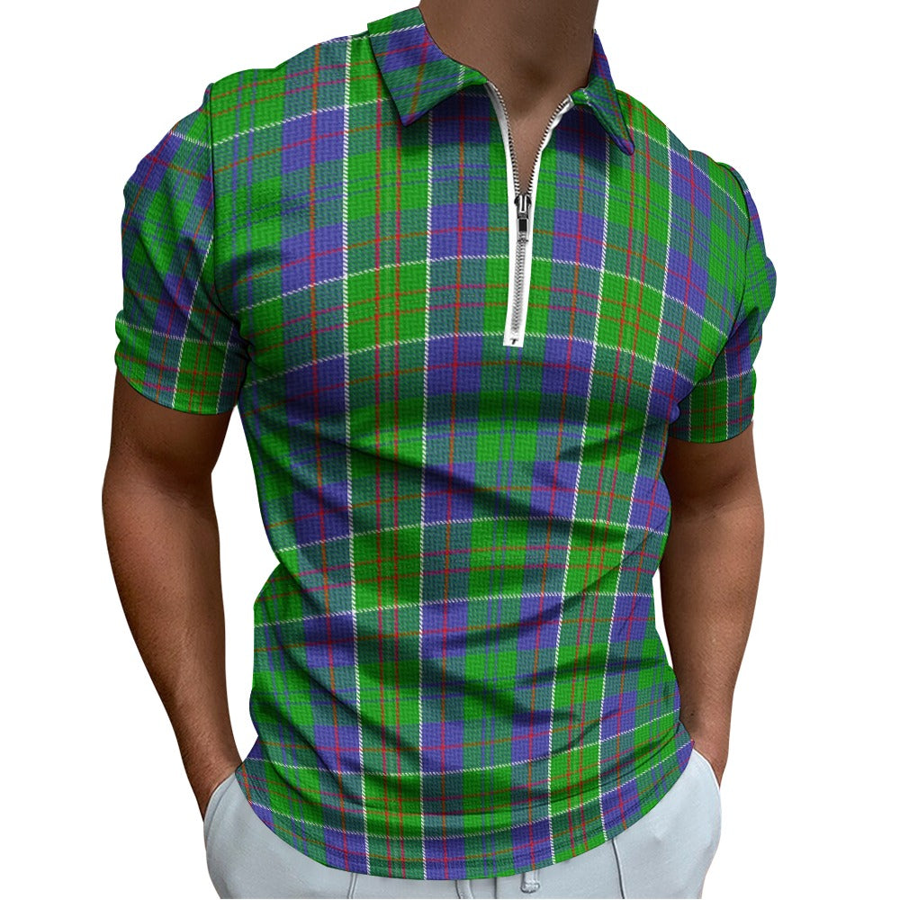 Clan Hunter Tartan Short sleeve polo shirt