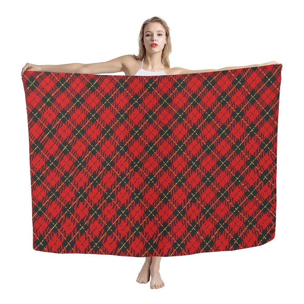 Clan Wallace Tartan Chiffon Scarf