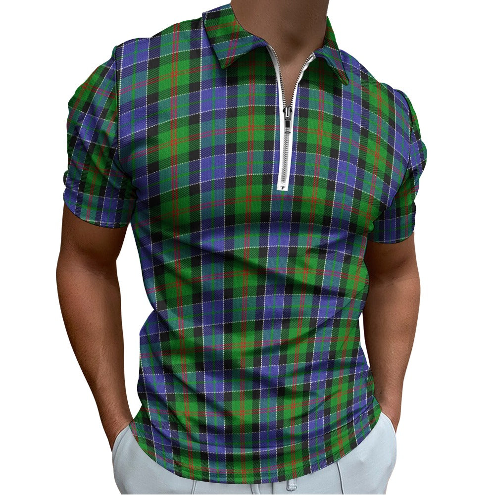 Clan Paterson Tartan Short sleeve polo shirt