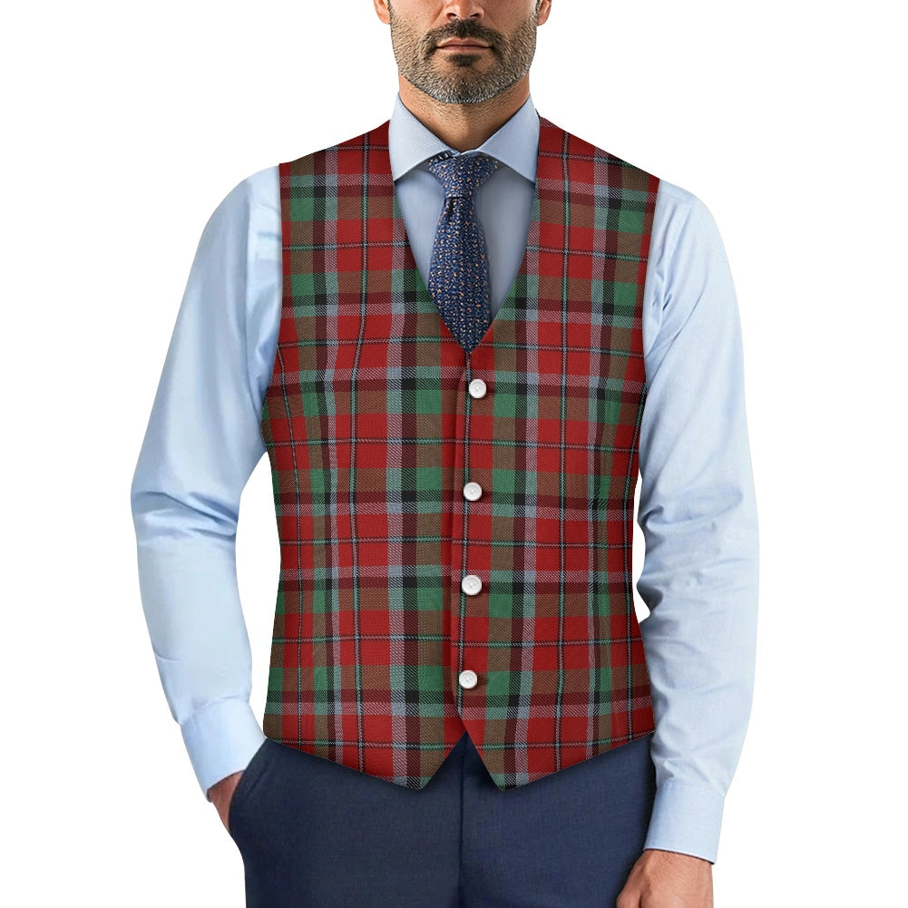 Clan Graham Red Tartan Suit vest jacket