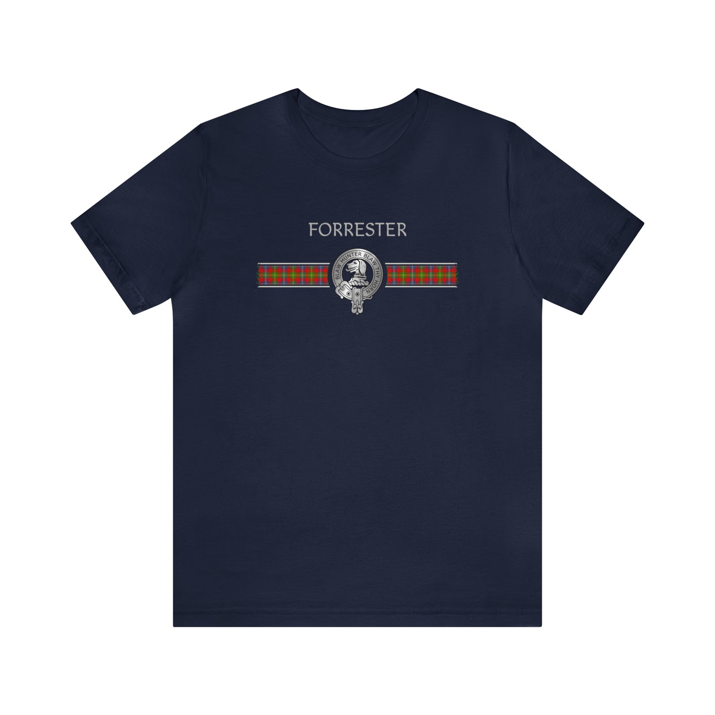 Clan Forrester Crest & Tartan | Unisex T-Shirt