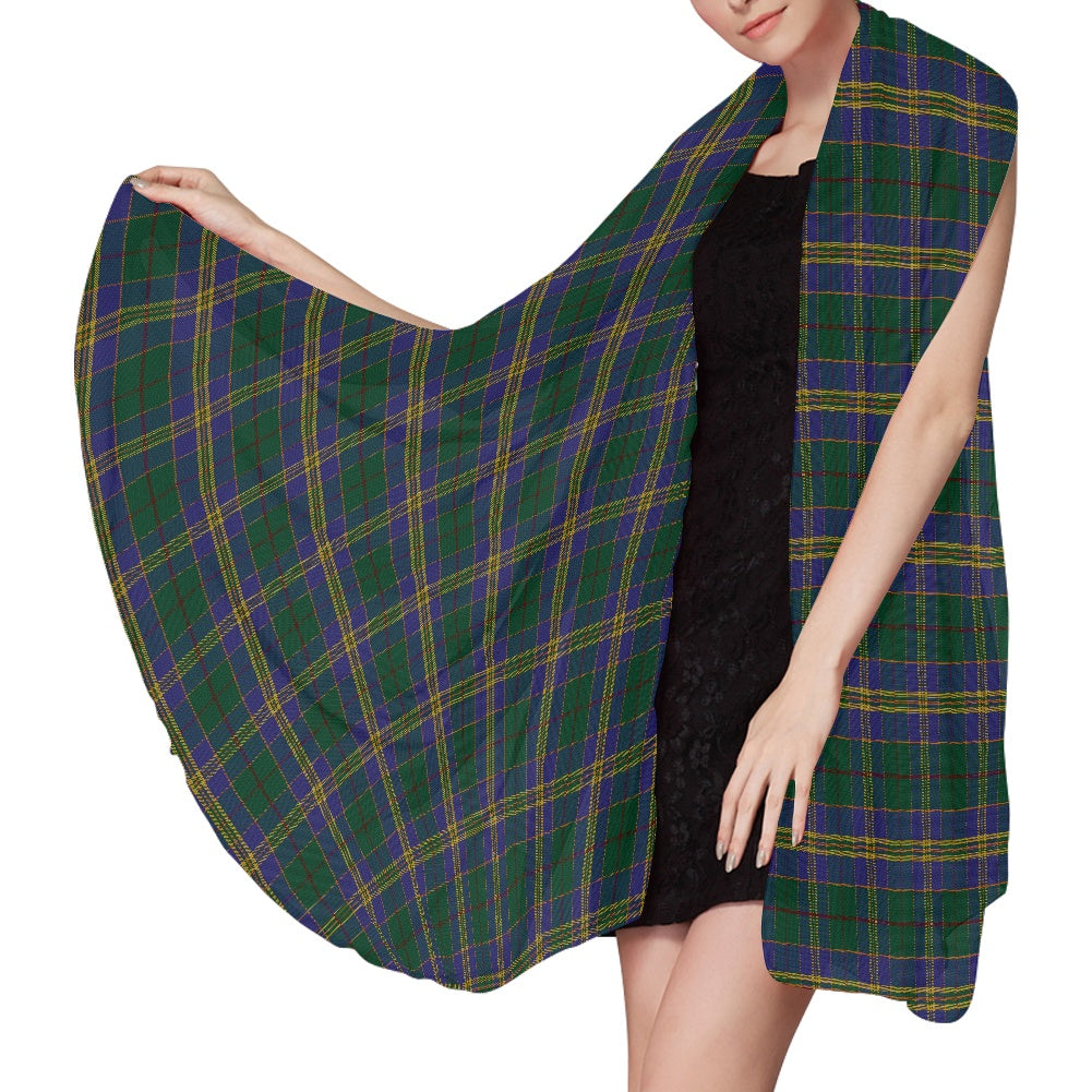 Irish County Kilkenny Tartan Chiffon Scarf