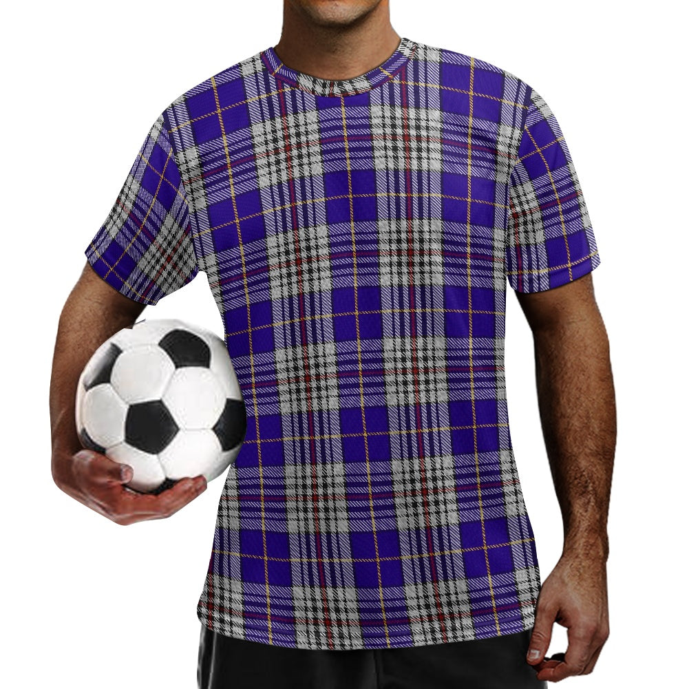 Clan Hannah Tartan Football Shirt white